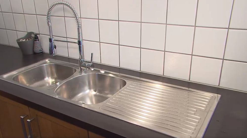 gootsteen materiaal werkblad