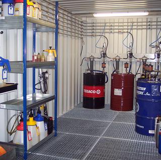 Conditions de stockage pour des lubrifiants bien gerés