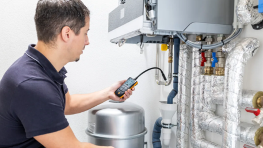 Testo gaslekdetector voor lekdetectie aan HVAC-installaties