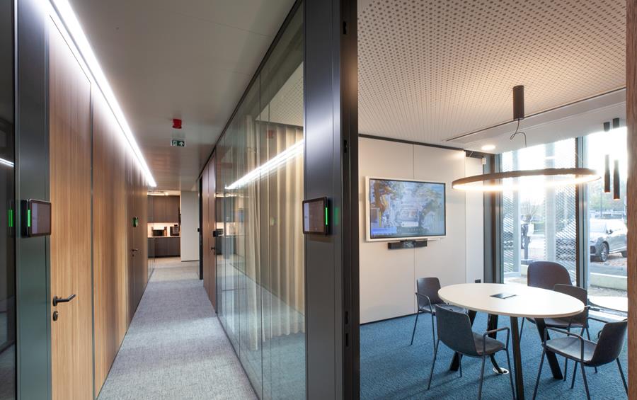 sensoren onder flexdesks