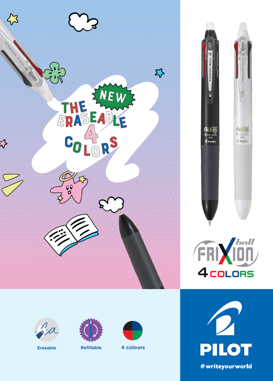 Pilot FriXion 4 Colors