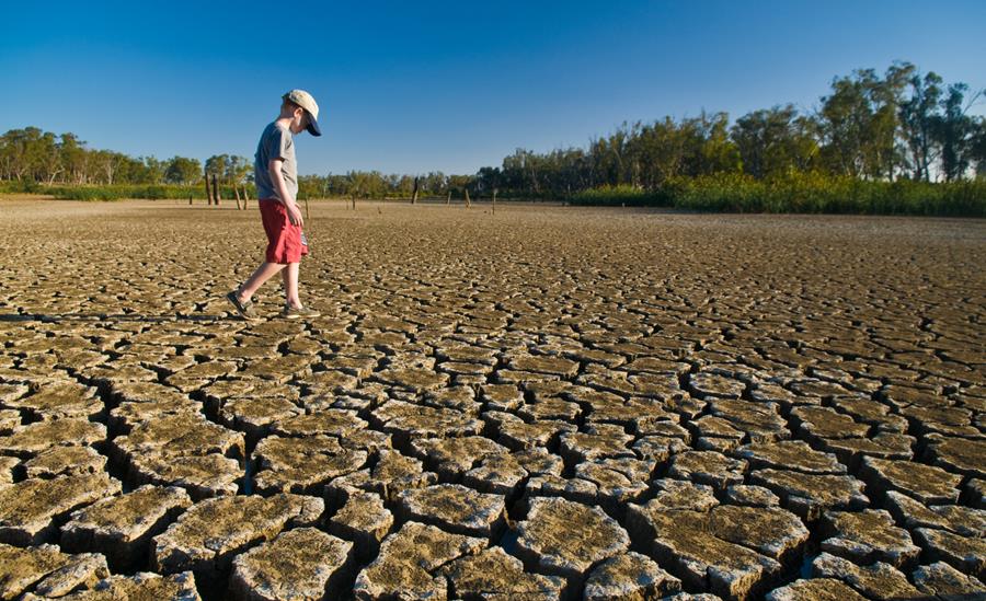 kind hittegolf droogte