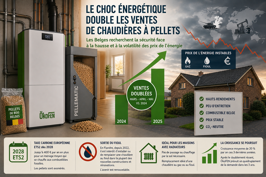 Chaudières à pellets