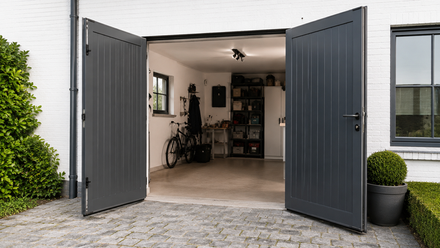 openslaande garagedeuren